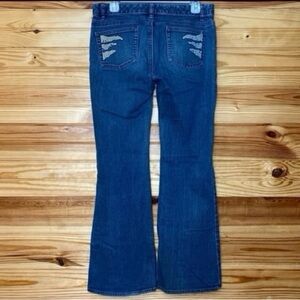 Michael Kors Womens 8 bootcut bling y2k jeans